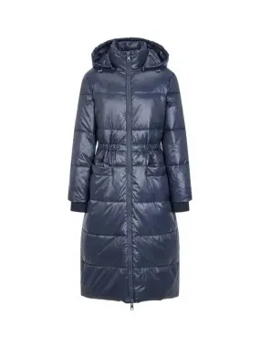 Overseas Station Season Big Chance 8 18 Women s Waist Point Hooded Padded Coat Charcoal Gray 270025