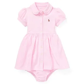 Ralph Lauren undefined Solid Oxford Dress & Bloomer Carmel Pink