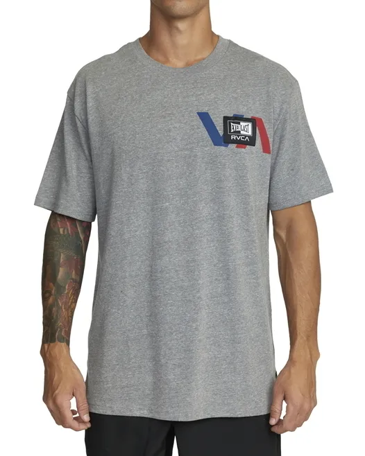 RVCA  |Plain Short Sleeves Logo T-Shirts