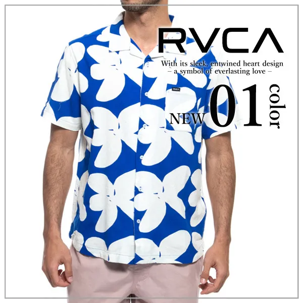 RVCA  |Short Sleeves Logo Shirts