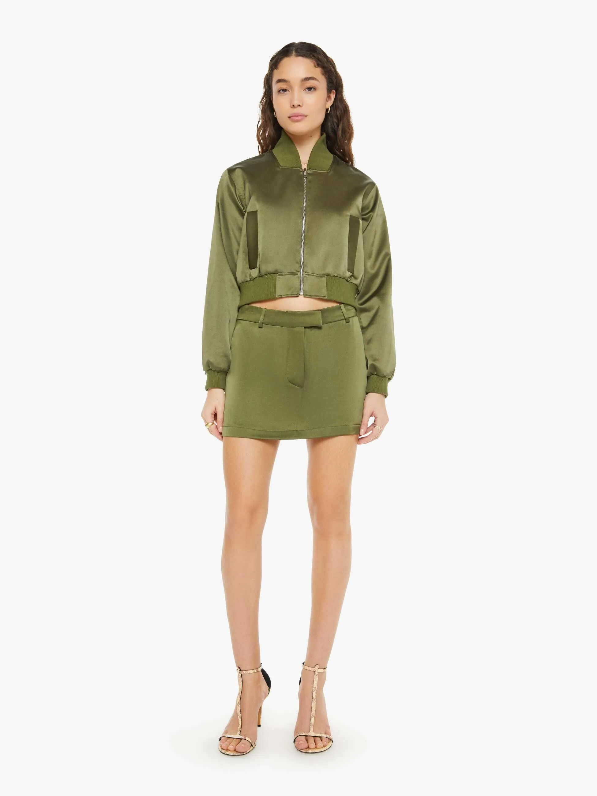 SABLYN Cala Shrunken Bomber - Olive