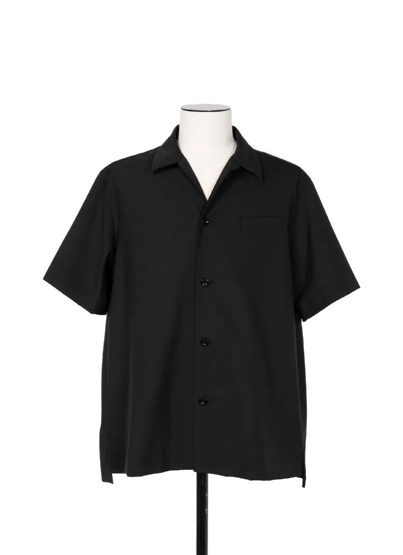 sacai  |Nylon Street Style Plain Short Sleeves Logo Designers Shirts