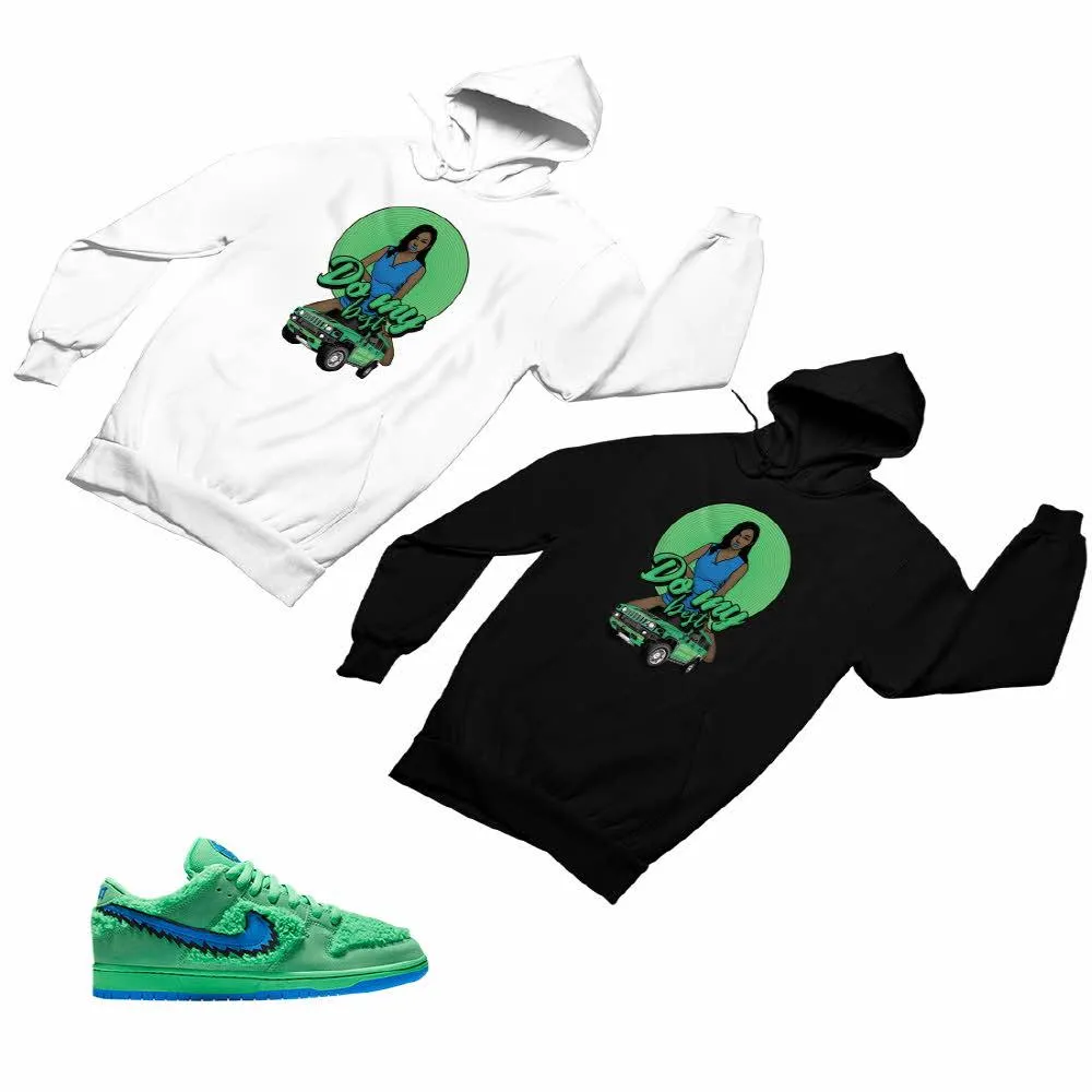 SB Dunk Low Green Bear Matching Custom Designed Hoodies ND 1-6-14