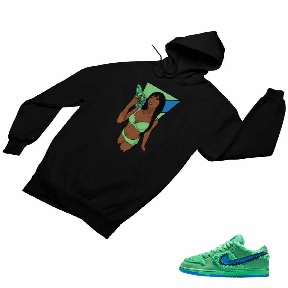 SB Dunk Low Green Bear Matching Custom Designed Hoodies ND 1-6-20