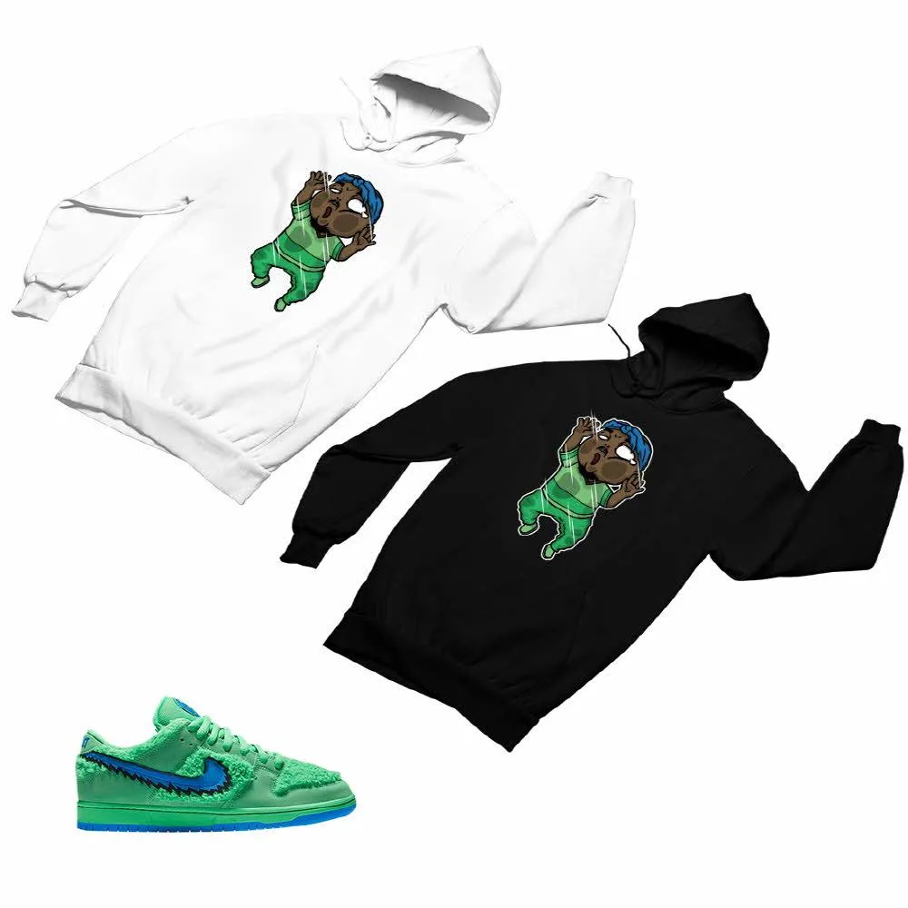 SB Dunk Low Green Bear Matching Custom Designed Hoodies ND 1-6-26