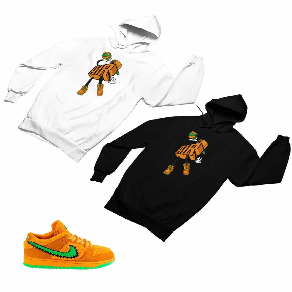 SB Dunk Low Orange Bear Matching Custom Designed Hoodies ND 1-5-3