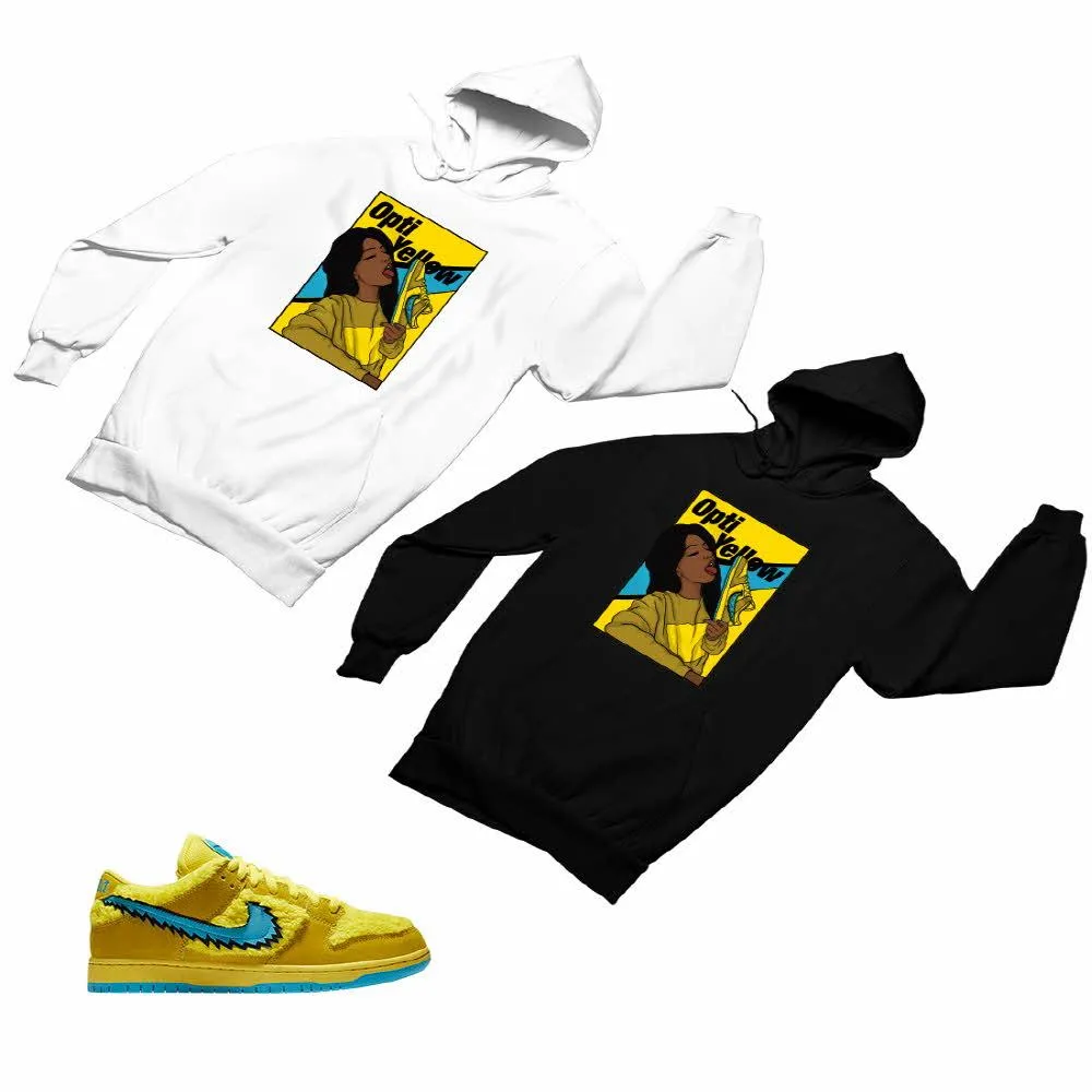 SB Dunk Low Yellow Matching Custom Designed Hoodies ND 1-4-18