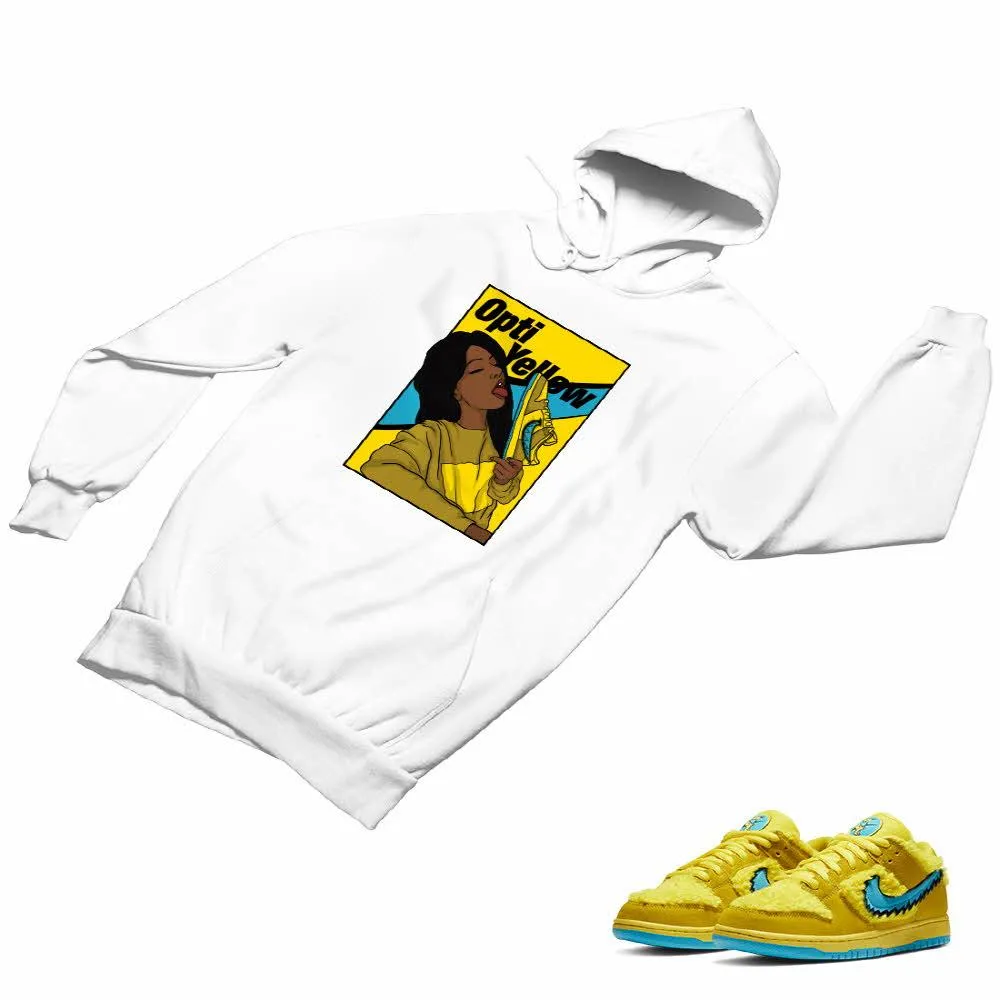 SB Dunk Low Yellow Matching Custom Designed Hoodies ND 1-4-18