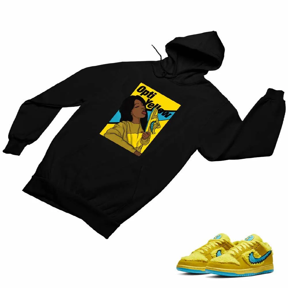 SB Dunk Low Yellow Matching Custom Designed Hoodies ND 1-4-18