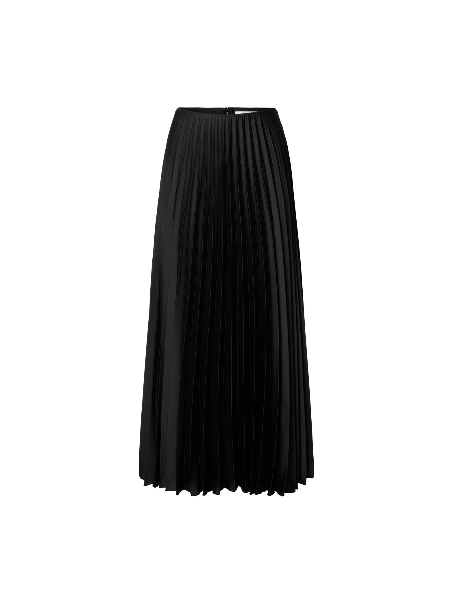 SELECTED FEMME SKIRT TINA HW ANKLE PLISSE BLACK