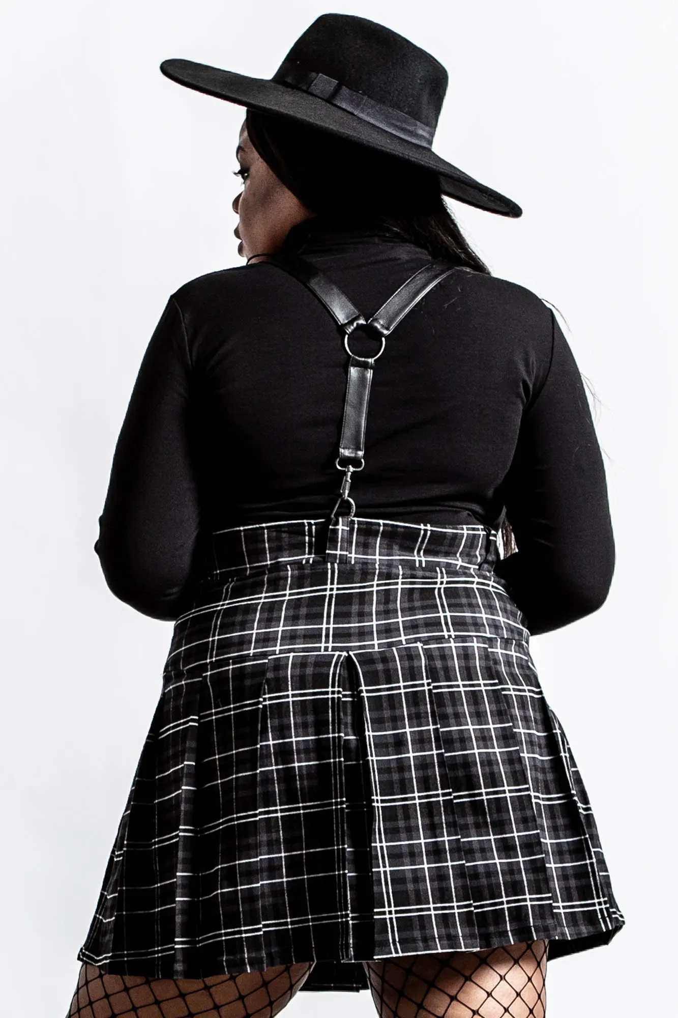 Shadows Ash Tartan Suspender Dress