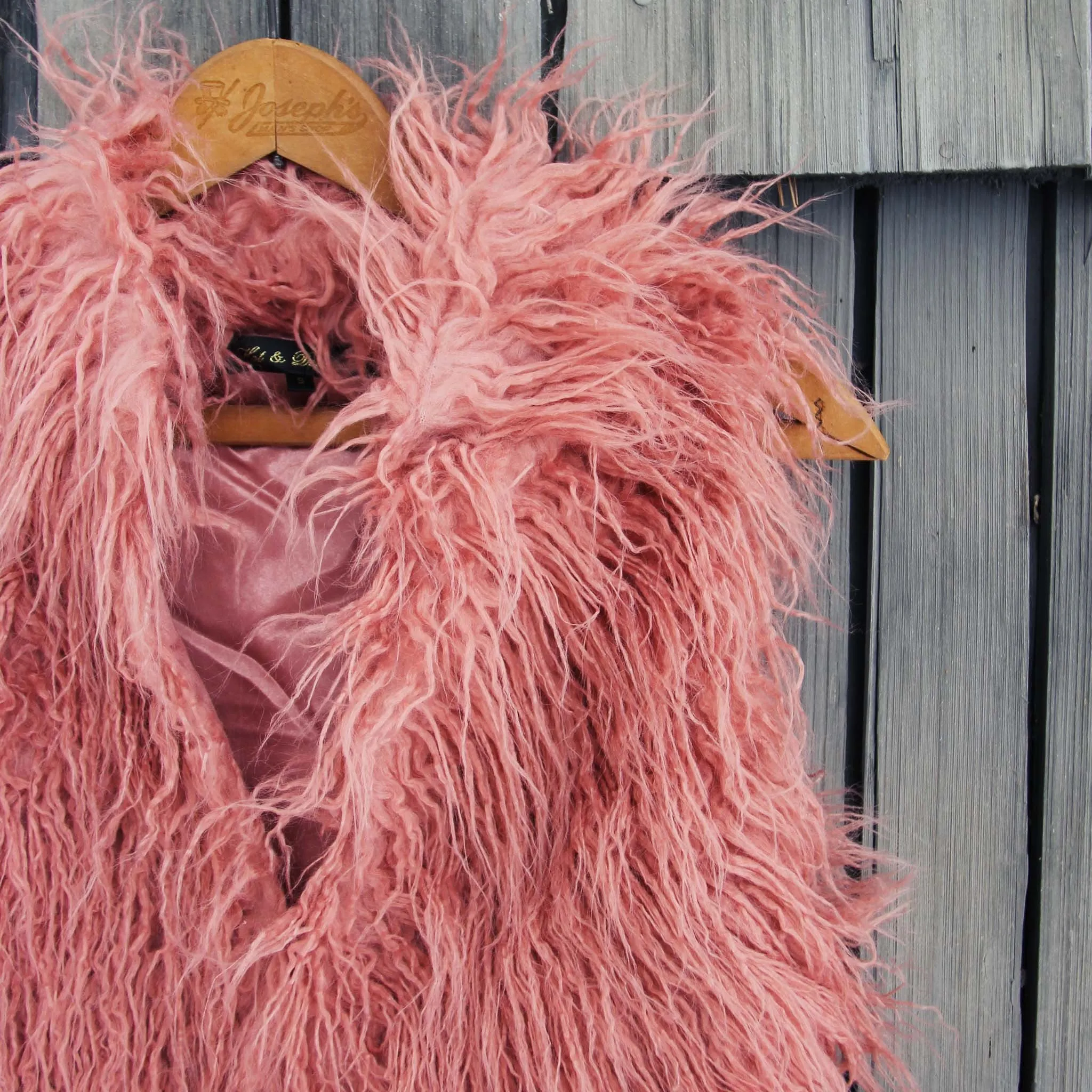 Siberian Rose Faux Fur Vest