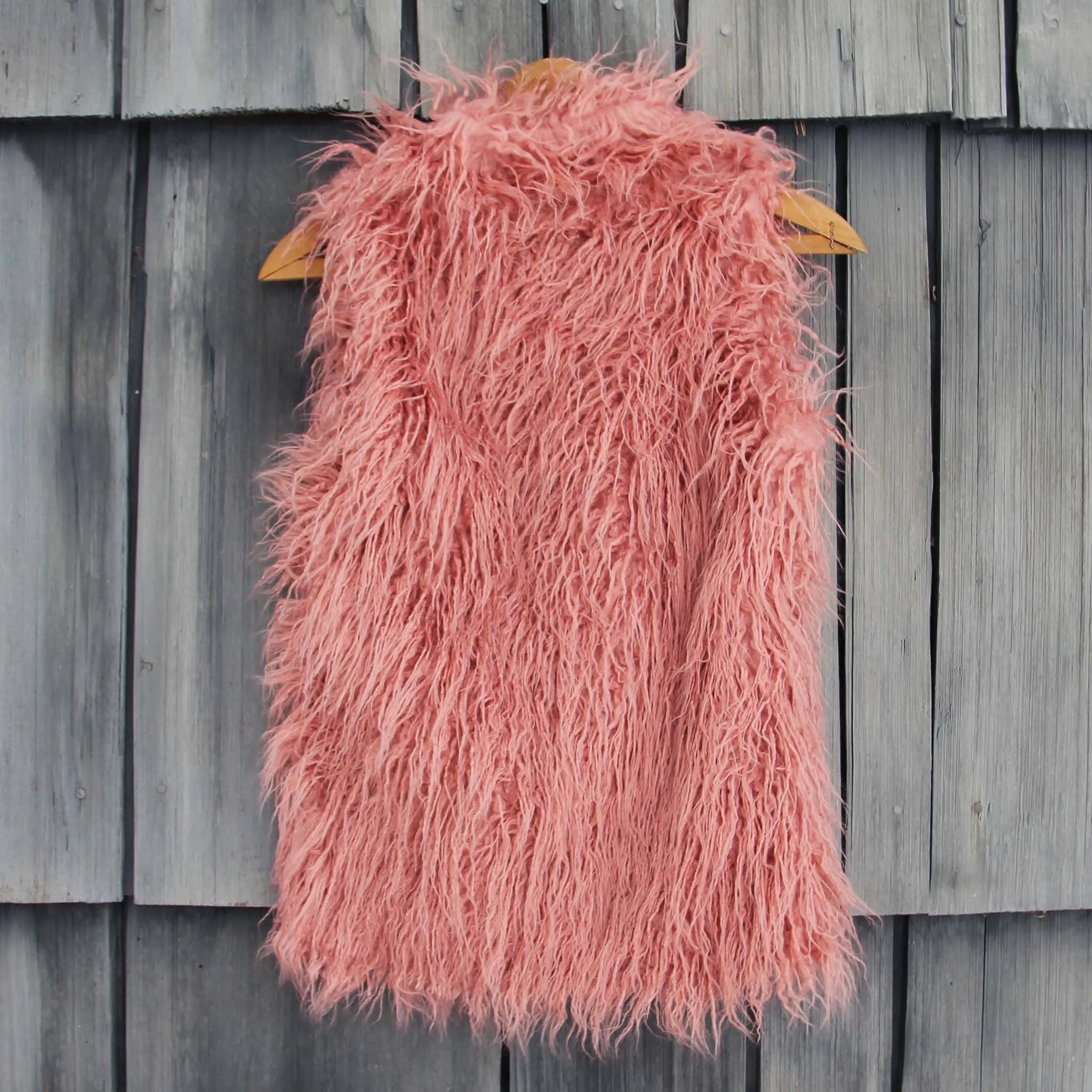 Siberian Rose Faux Fur Vest