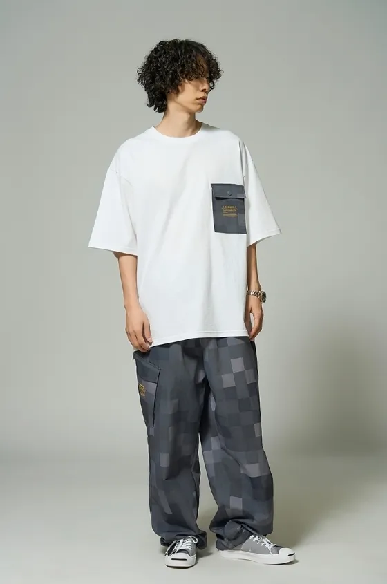 STIGMA  |Street Style U-Neck Plain Cotton Short Sleeves Logo T-Shirts