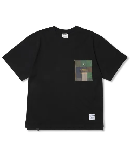 STIGMA  |Street Style U-Neck Plain Cotton Short Sleeves Logo T-Shirts