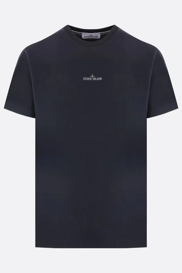 STONE ISLAND  |Street Style U-Neck Cotton Short Sleeves Logo T-Shirts