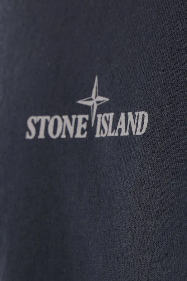 STONE ISLAND  |Street Style U-Neck Cotton Short Sleeves Logo T-Shirts