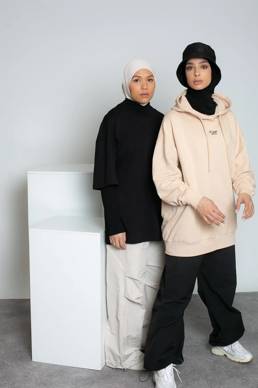 Sudaderas oversize beige