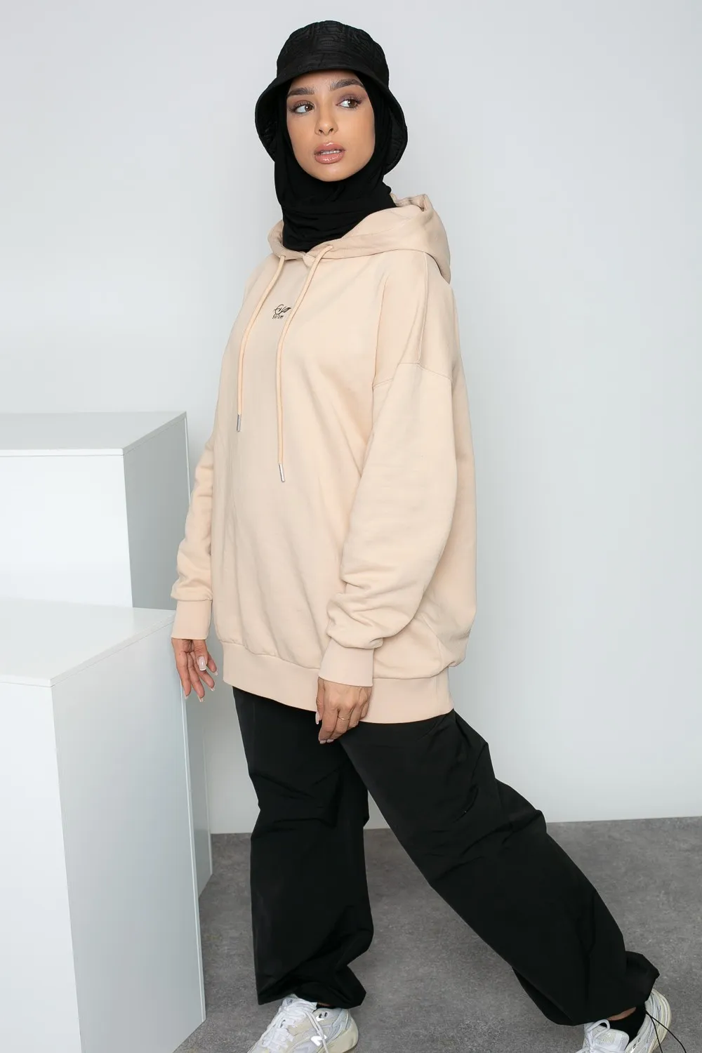 Sudaderas oversize beige