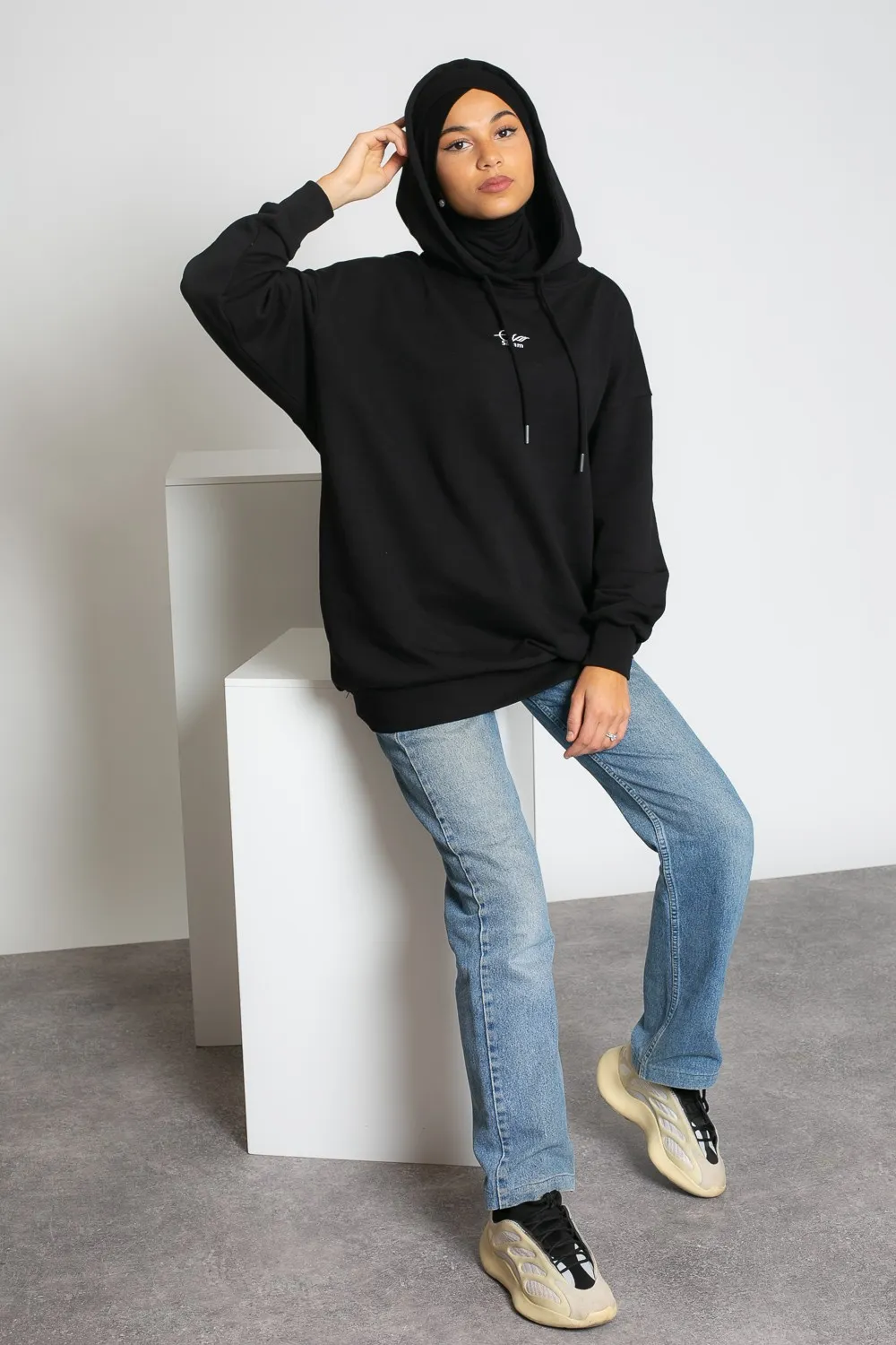 Sudaderas oversize negras