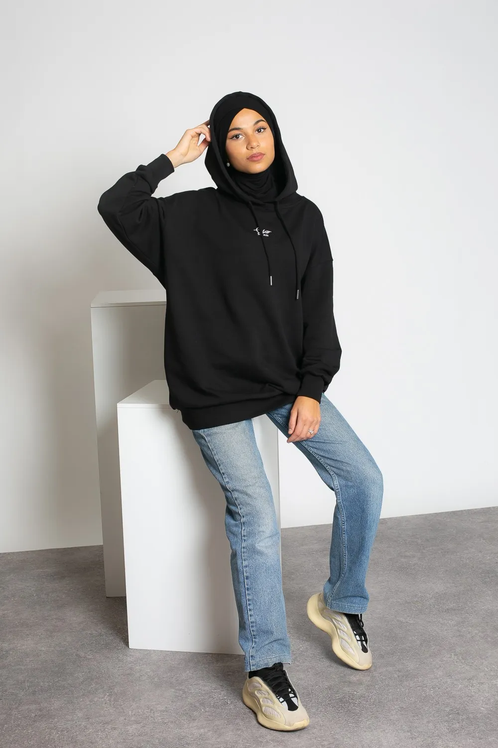 Sudaderas oversize negras