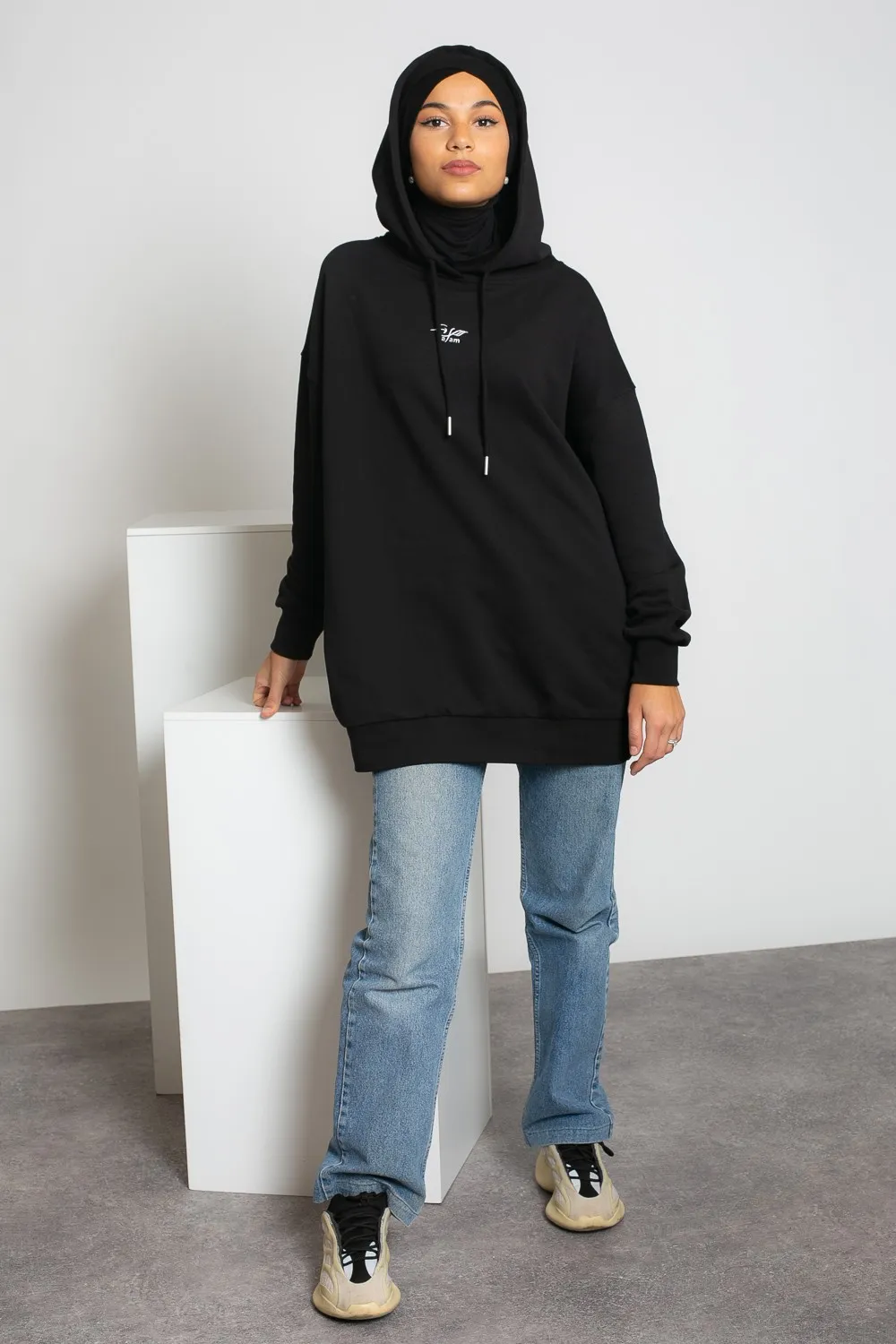 Sudaderas oversize negras