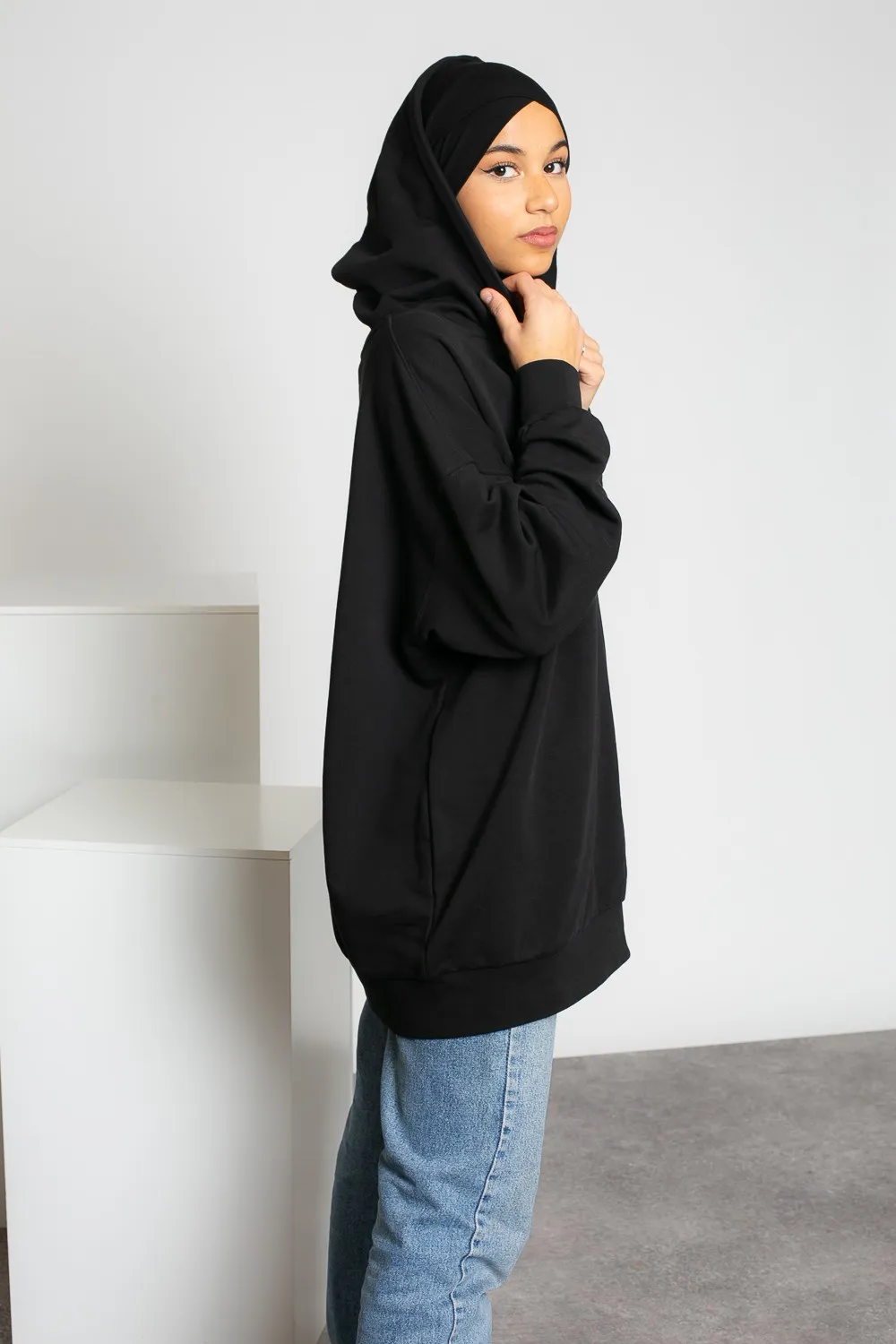 Sudaderas oversize negras