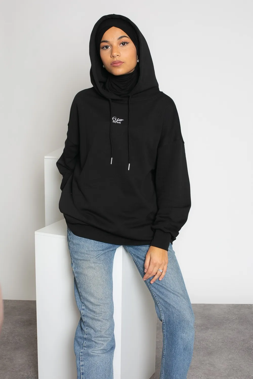 Sudaderas oversize negras