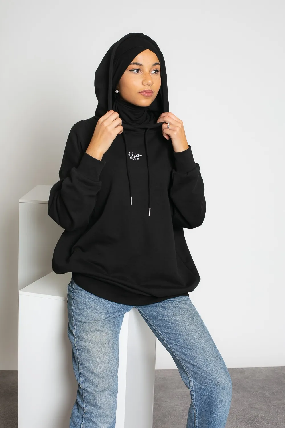 Sudaderas oversize negras