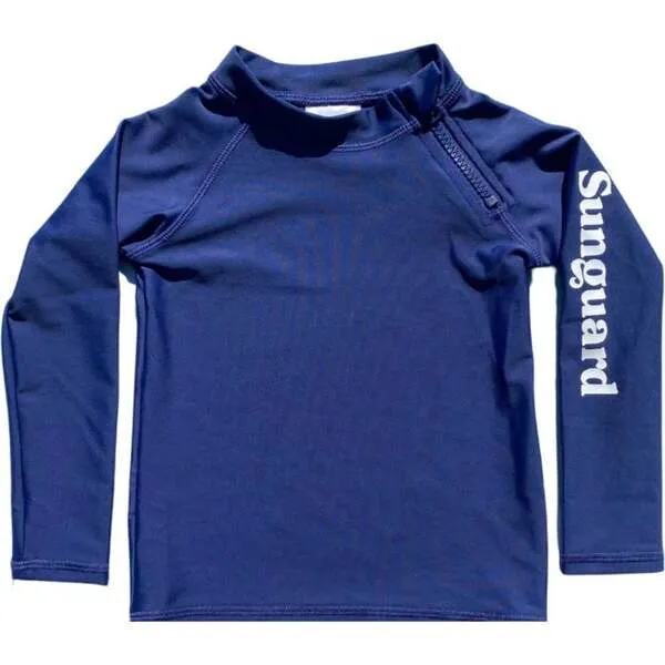 Sunguard Swim Longsleeve Logo Rashguard, Navy