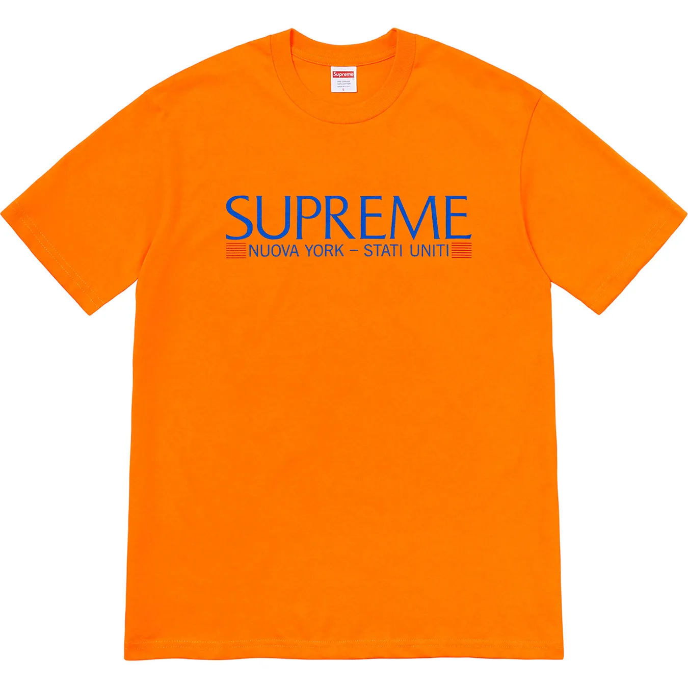 Supreme  |Unisex Street Style Cotton Short Sleeves Logo Skater Style