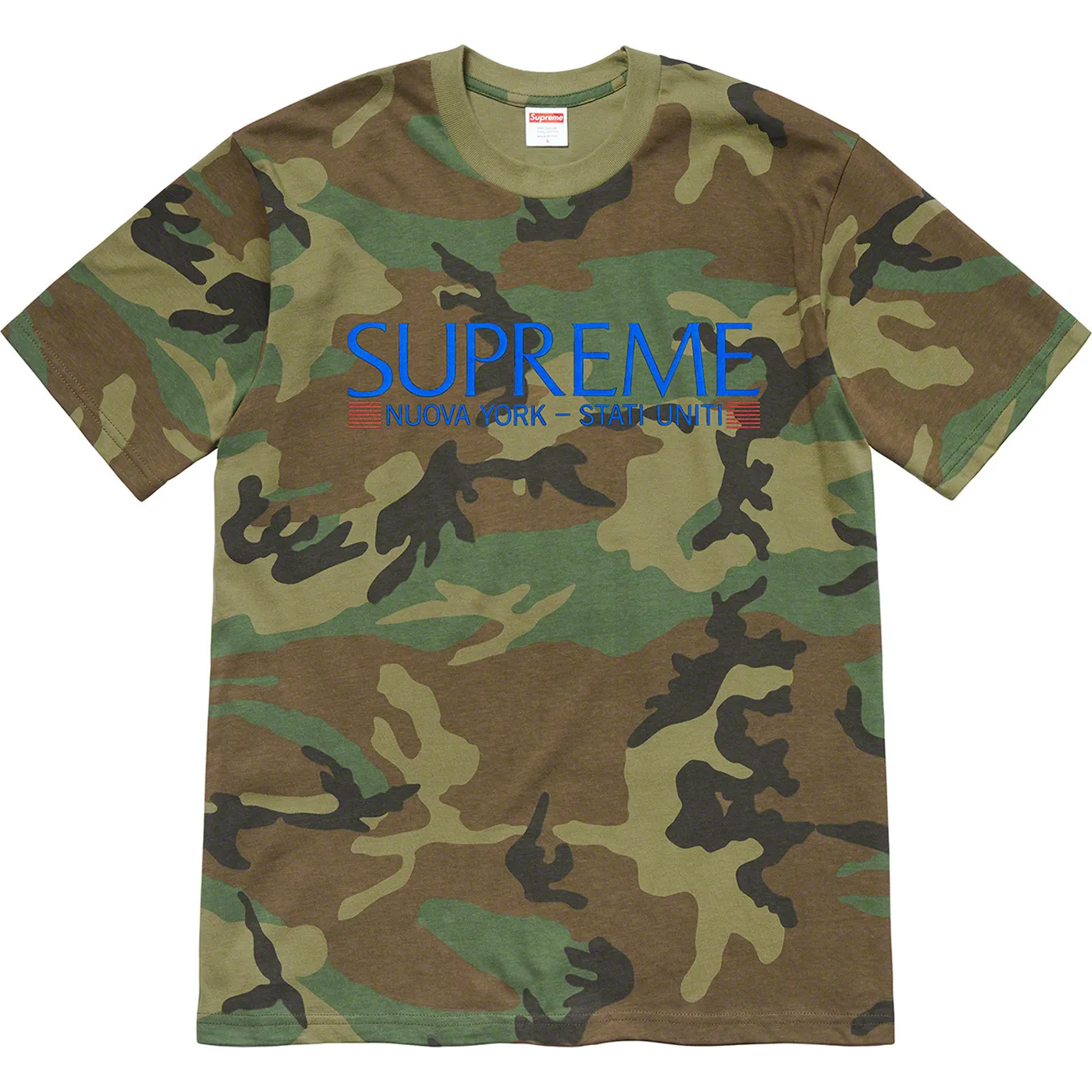 Supreme  |Unisex Street Style Cotton Short Sleeves Logo Skater Style