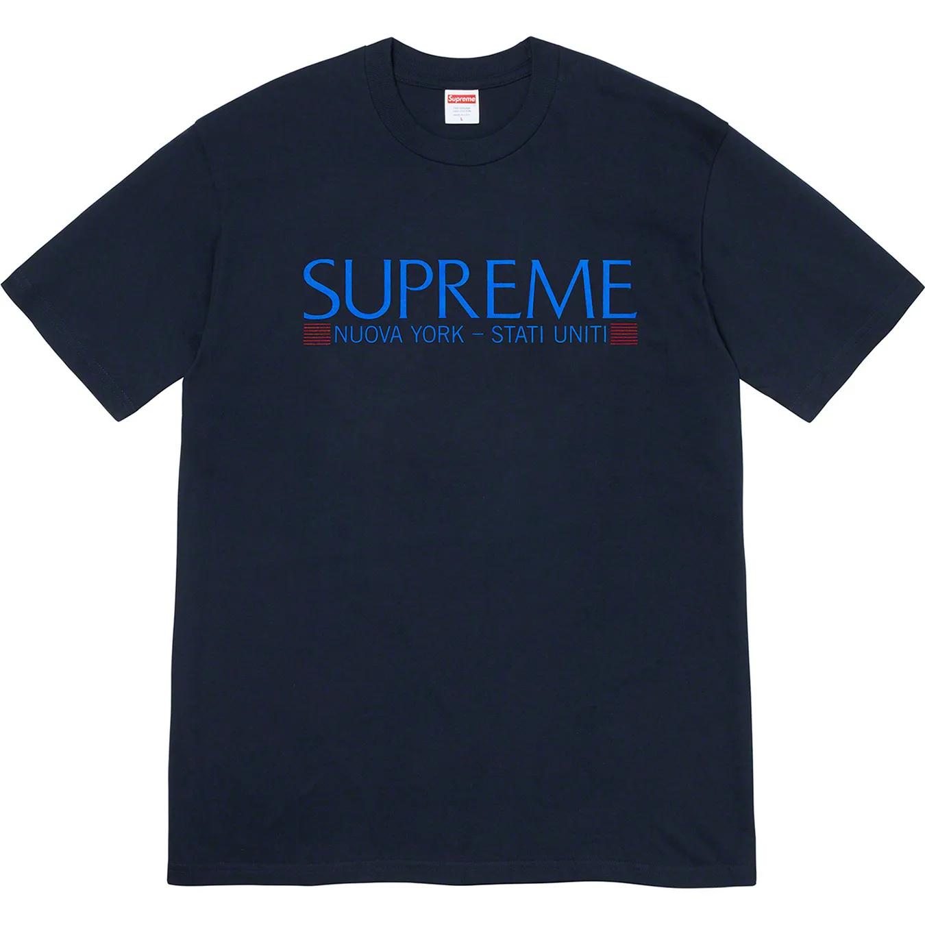 Supreme  |Unisex Street Style Cotton Short Sleeves Logo Skater Style