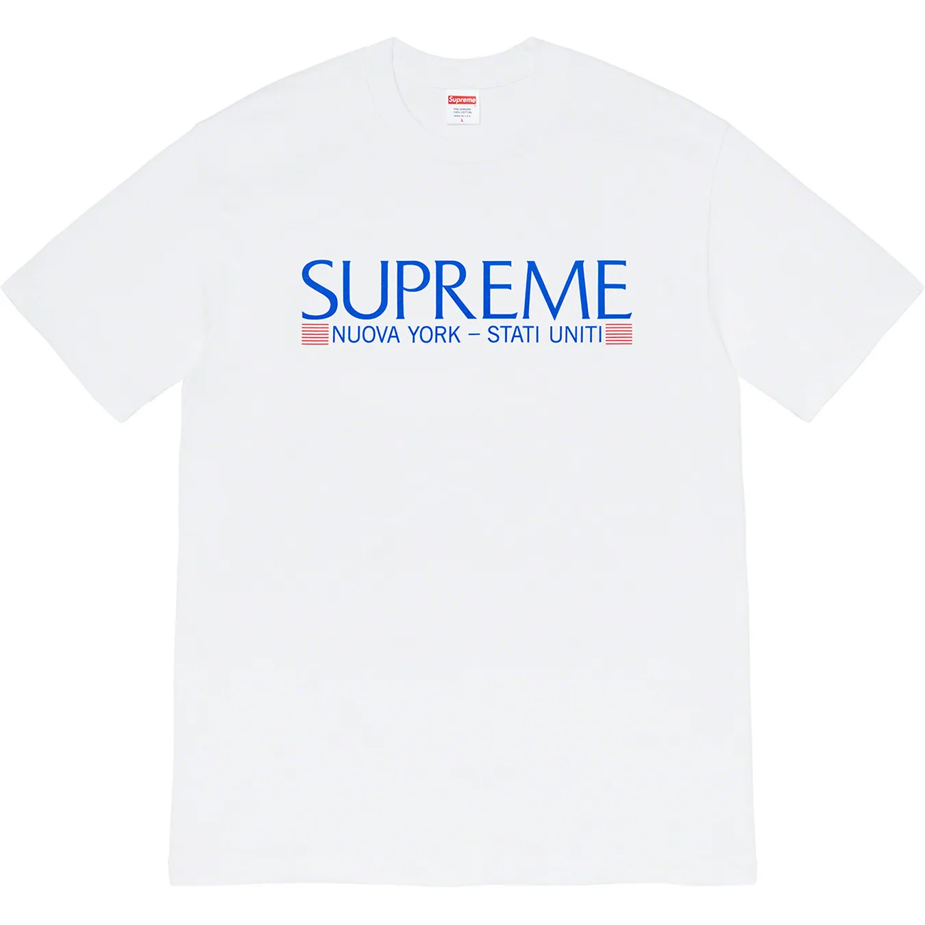 Supreme  |Unisex Street Style Cotton Short Sleeves Logo Skater Style