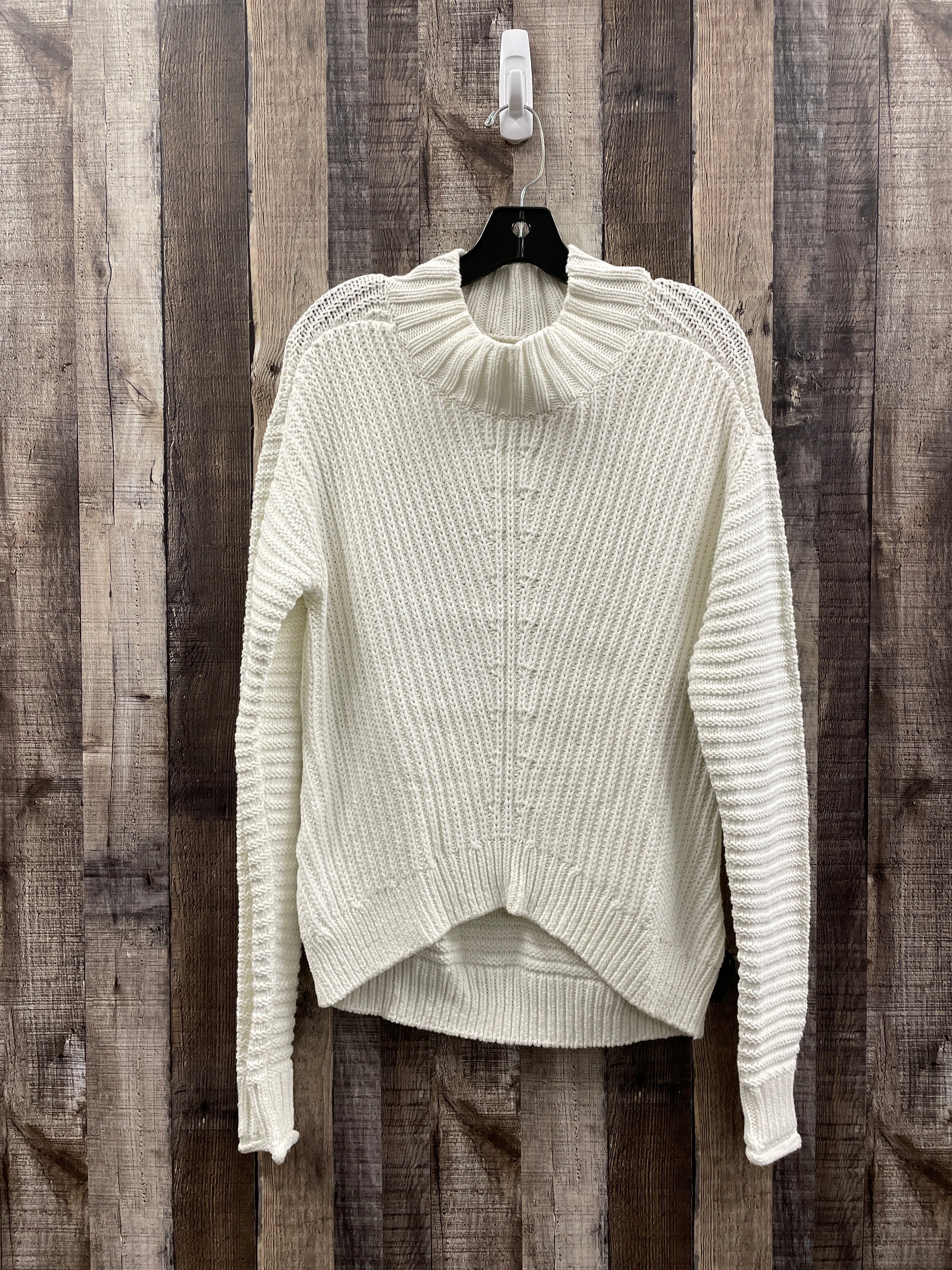 Sweater By Lucky Brand In White, Size: 3x