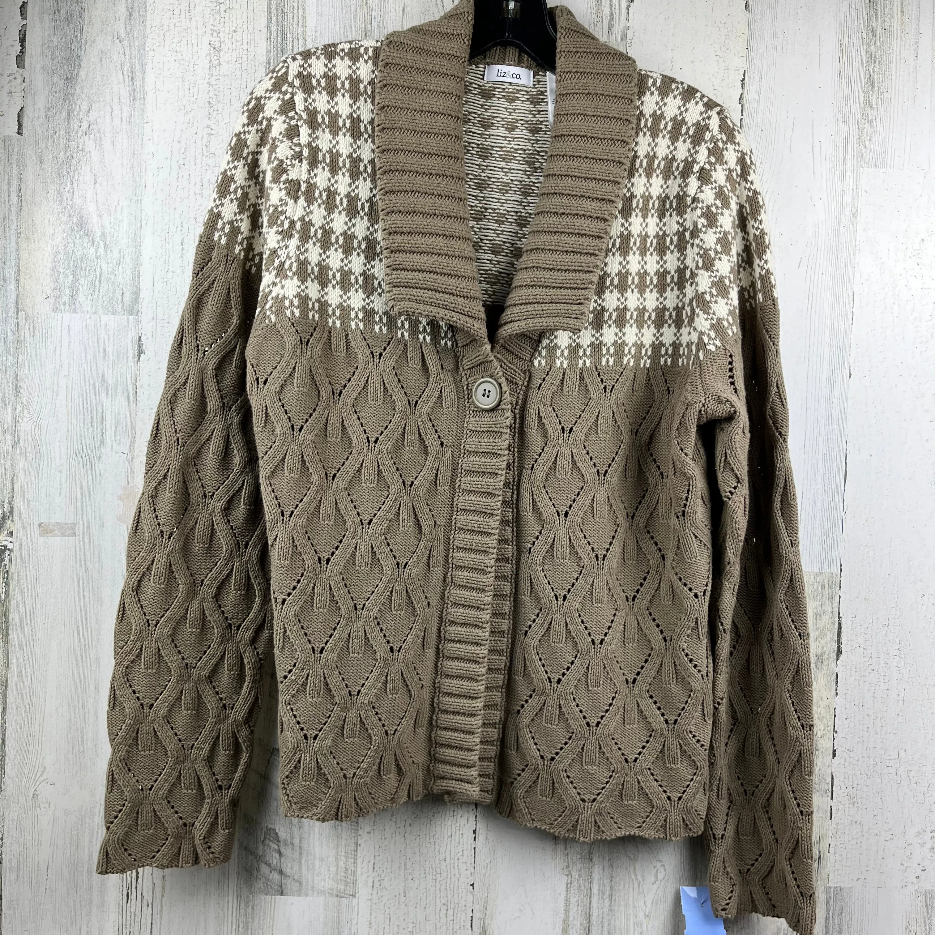 Sweater Cardigan By Liz And Co  Size: Xl