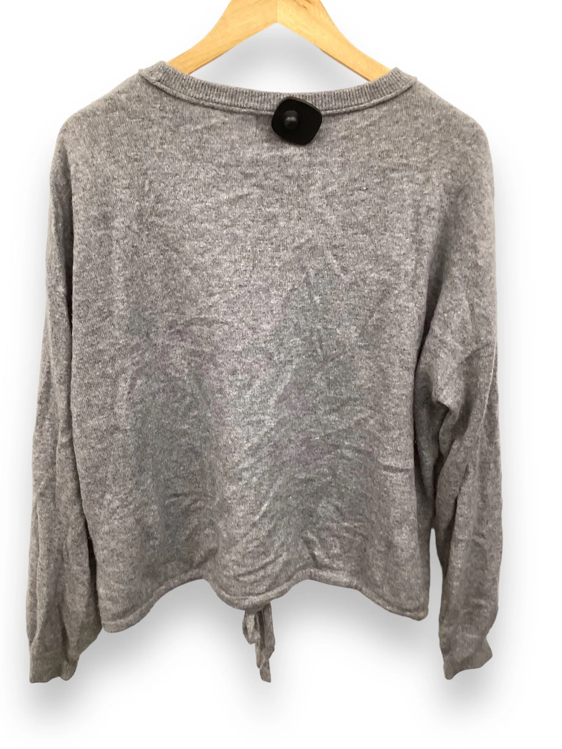 Sweater Cashmere By Bloomingdales In Grey, Size: Xl