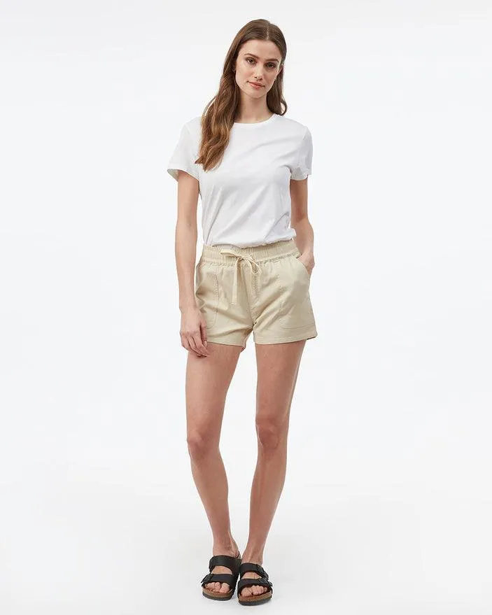 Tentree Hemp Stretch Instow Shorts in Oatmeal