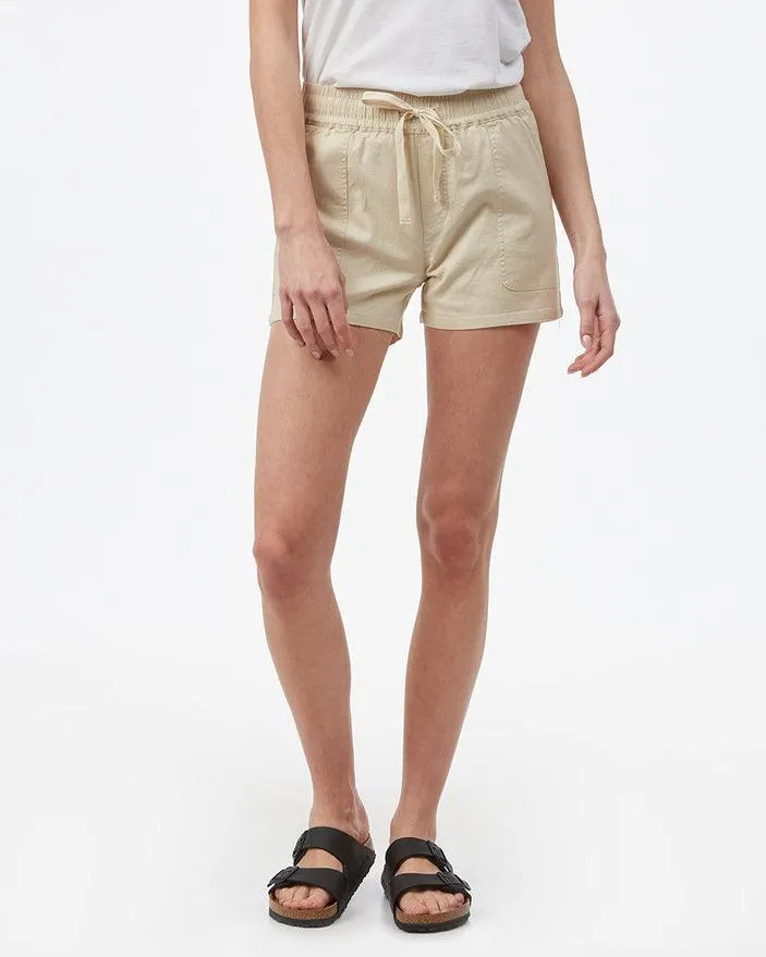 Tentree Hemp Stretch Instow Shorts in Oatmeal