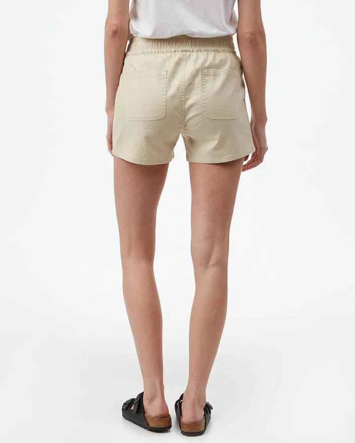 Tentree Hemp Stretch Instow Shorts in Oatmeal