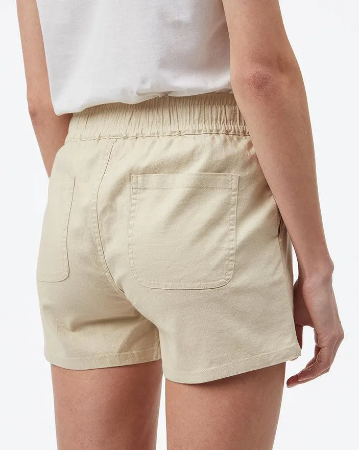 Tentree Hemp Stretch Instow Shorts in Oatmeal