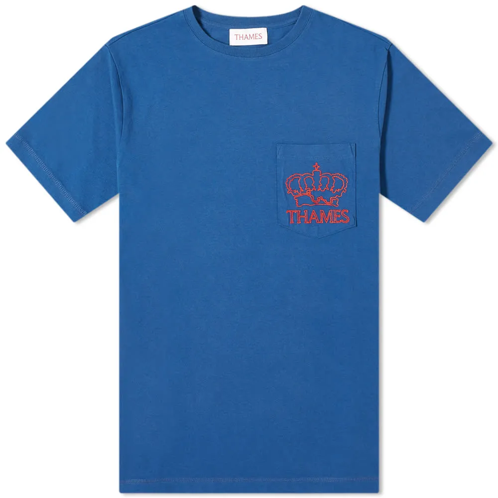 Thames Poche Logo T-ShirtNavy