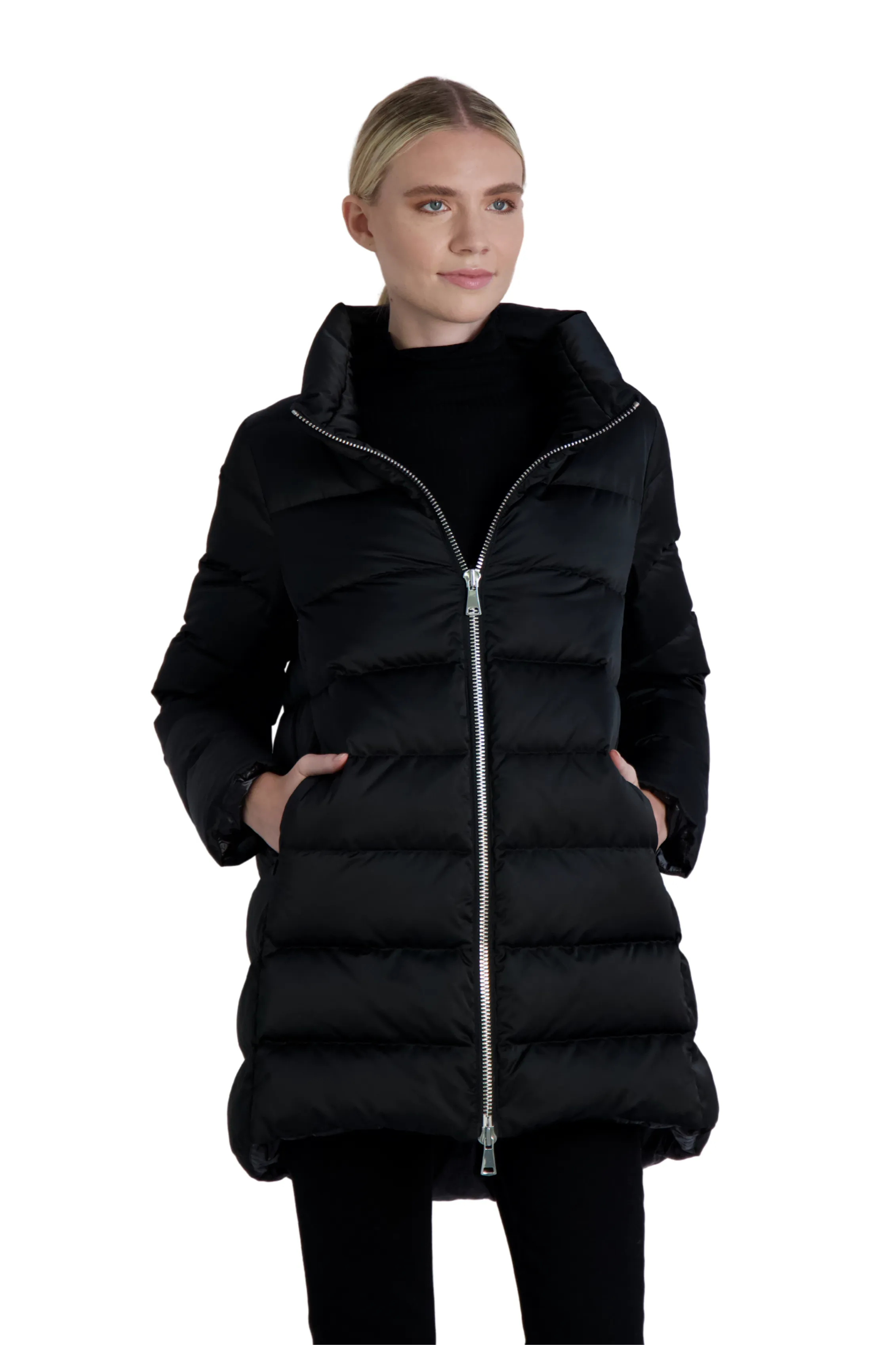 The Dorchester Down Coat with Chunky Zipper