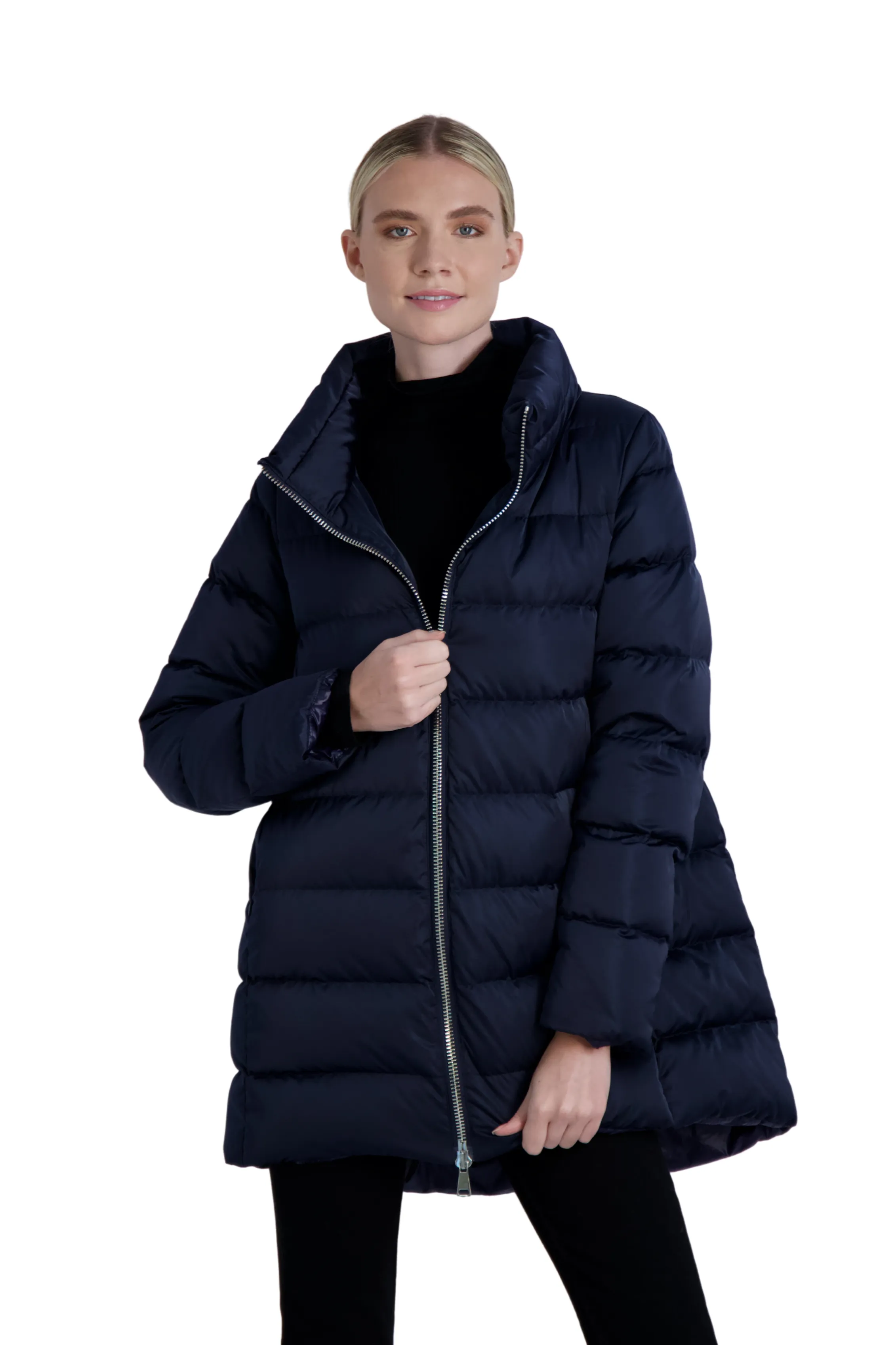 The Dorchester Down Coat with Chunky Zipper