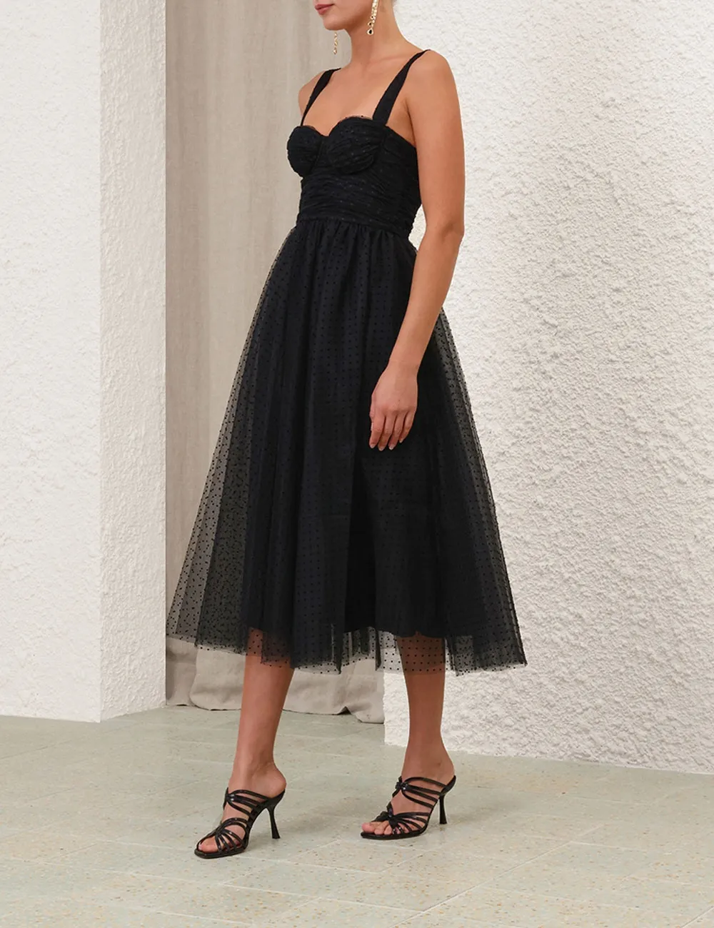 Tulle Midi Dress