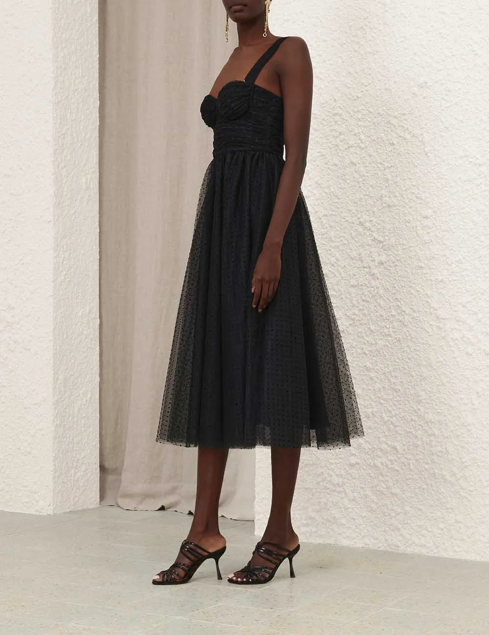 Tulle Midi Dress