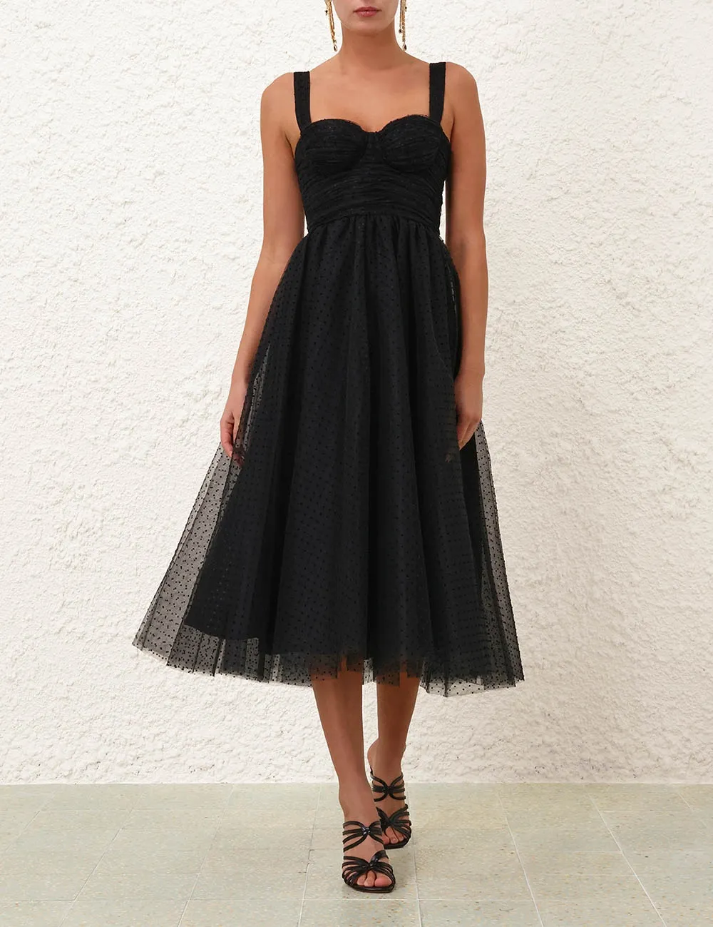 Tulle Midi Dress