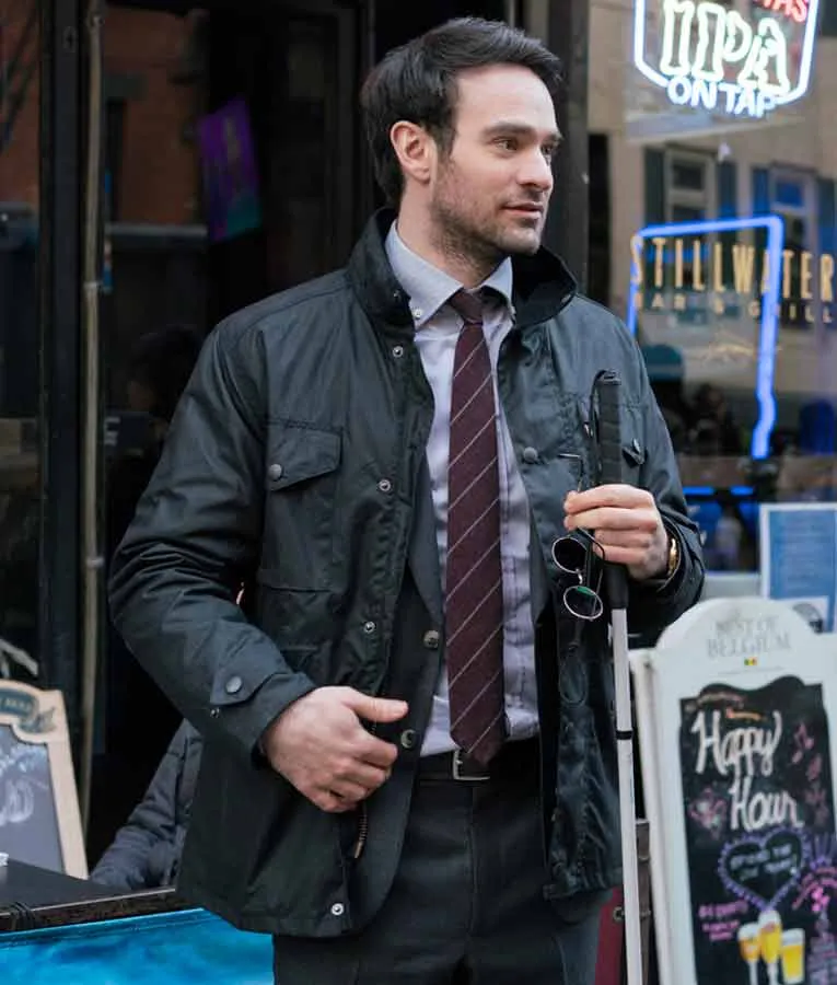 TV Series The Defenders Charlie Cox Jacket - Matt Murdock Jacket