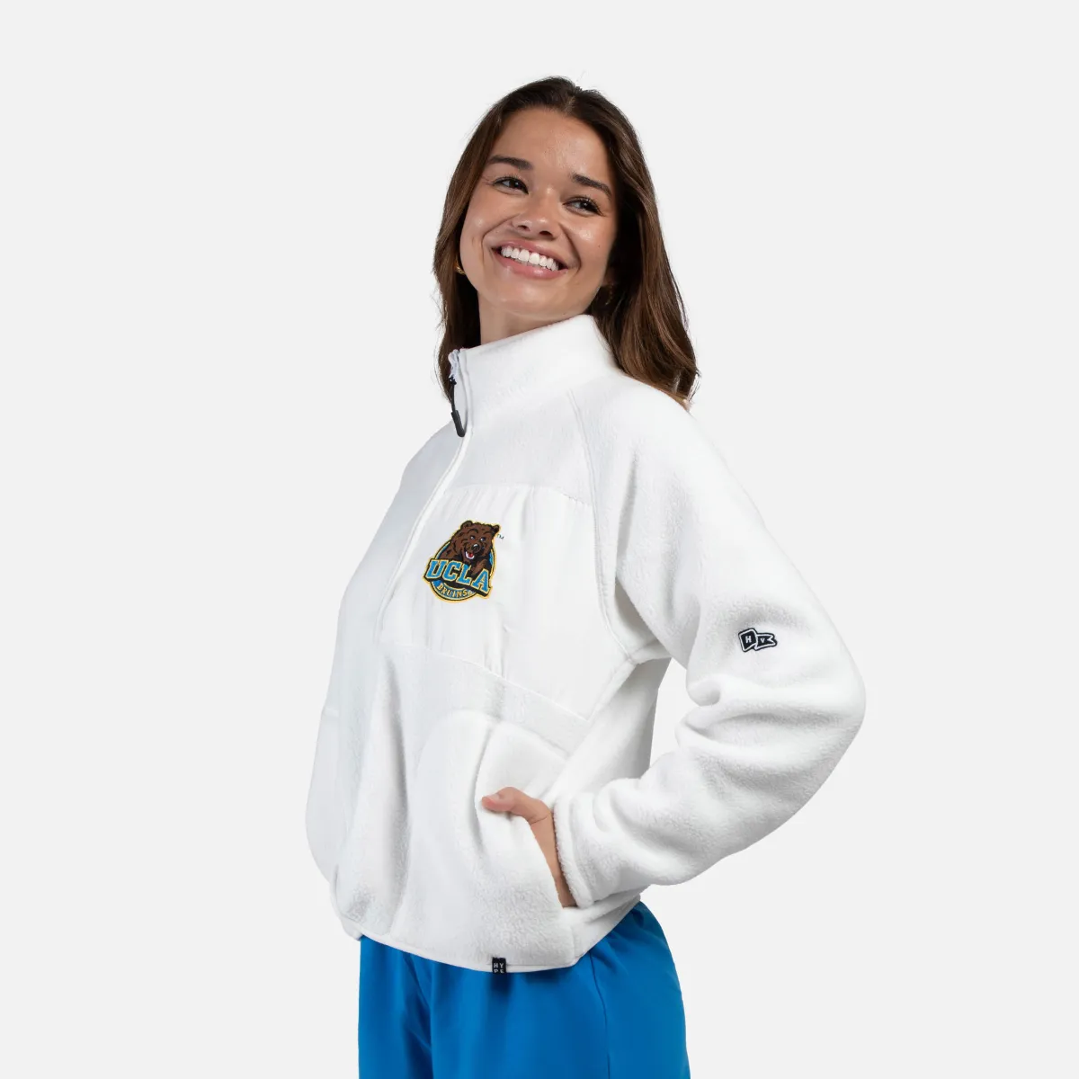 UCLA Bear Coach Sweater White