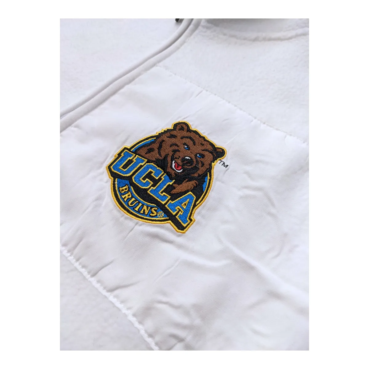 UCLA Bear Coach Sweater White